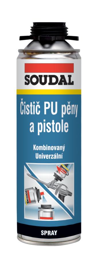SOUDAL Čistič PU pěny a pistole 500ml
