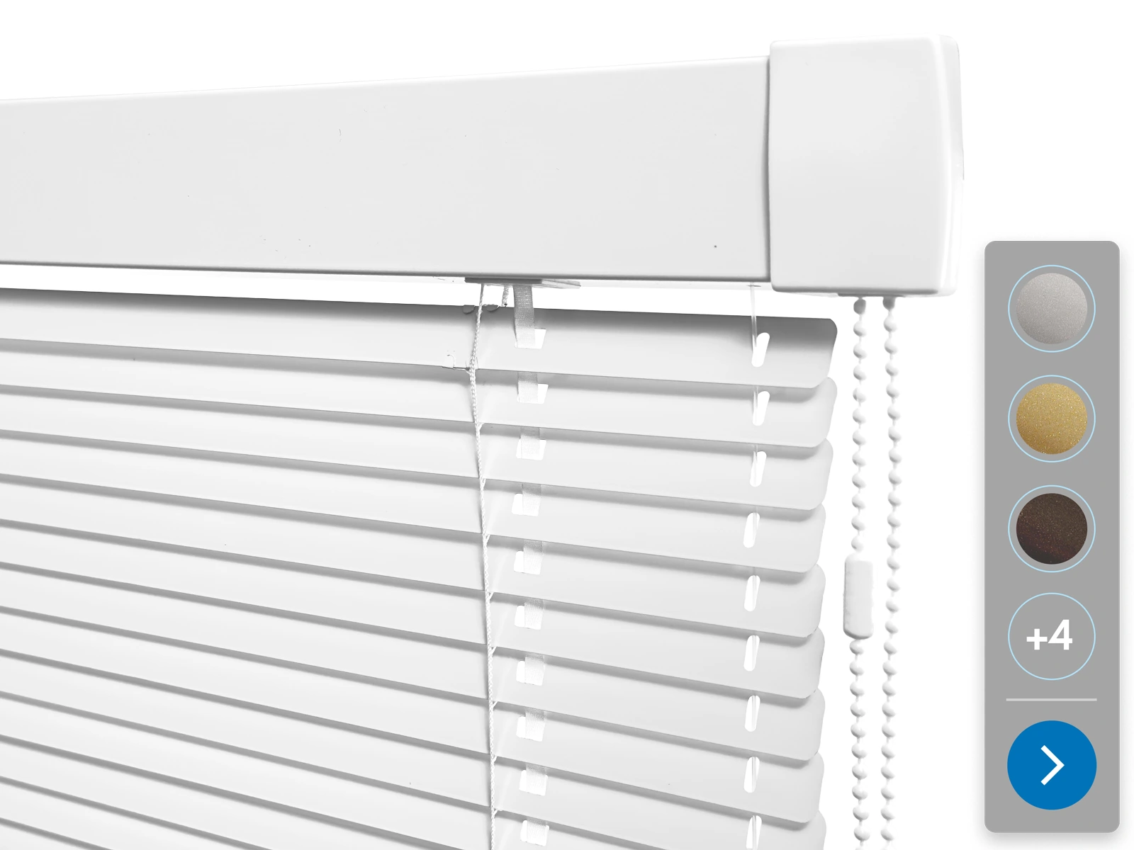 Vnitřní žaluzie do oken IDEAL na míru | 16mm lamely