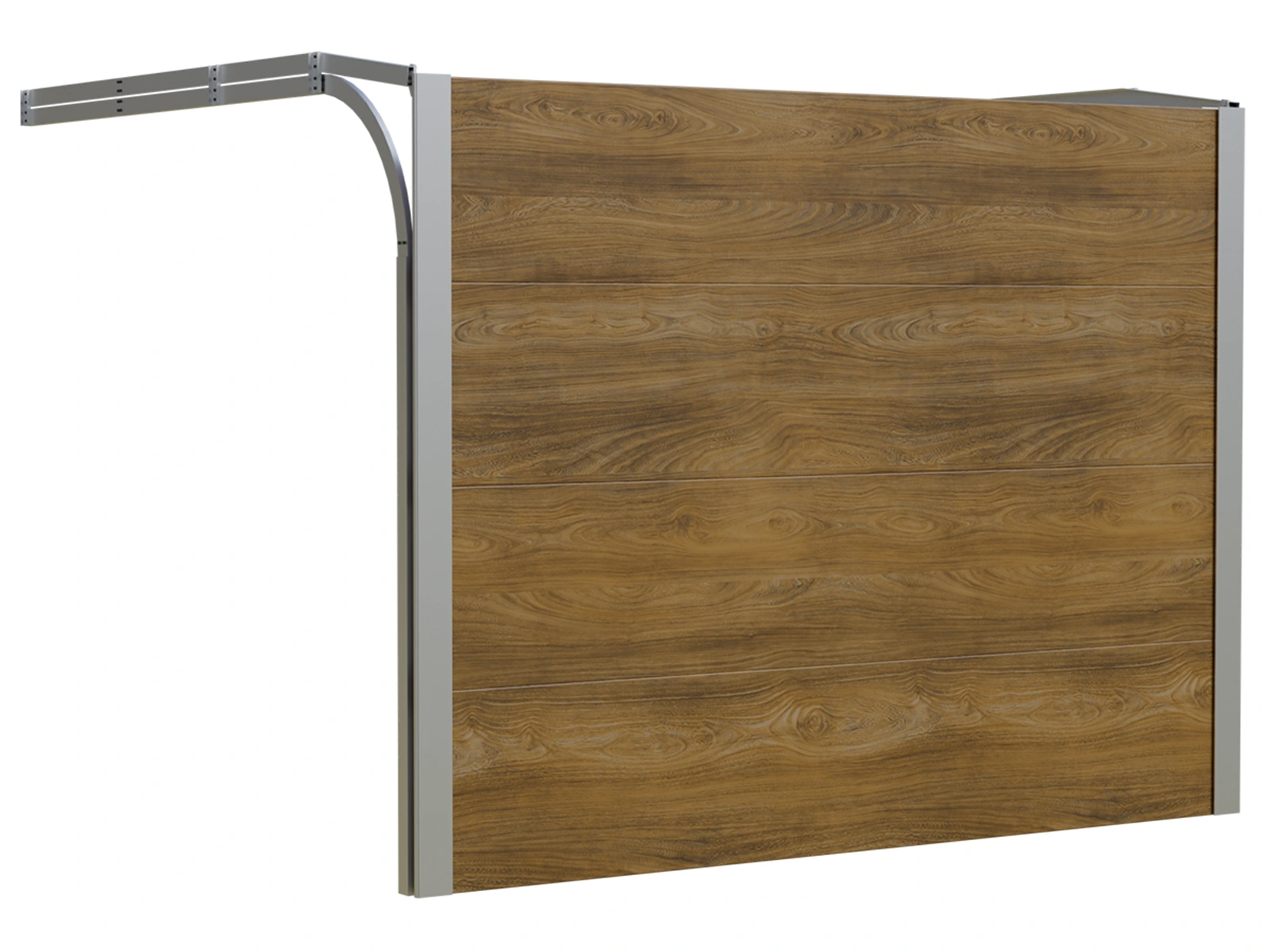 Typizovaná sekční garážová vrata ETILA SILENT | zlatý dub