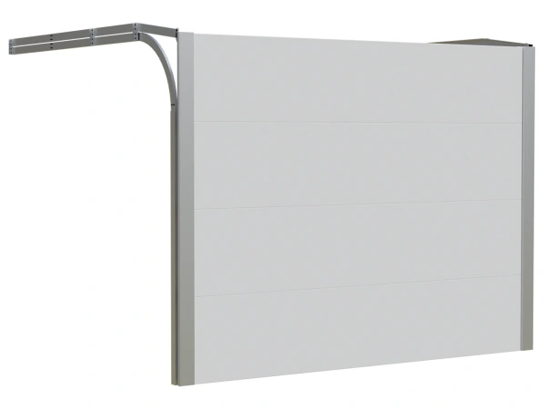 Typizovaná sekční garážová vrata ETILA SILENT | bílá - RAL 9016