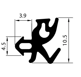 EPDM těsnění pro PVC okna | profil ALUPLAST