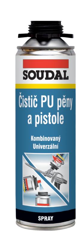 SOUDAL Čistič PU pěny a pistole 500ml