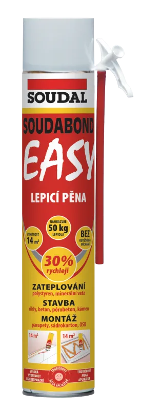 SOUDAL Lepicí PU pěna trubičková Soudabond EASY 750ml | Rychletuhnoucí
