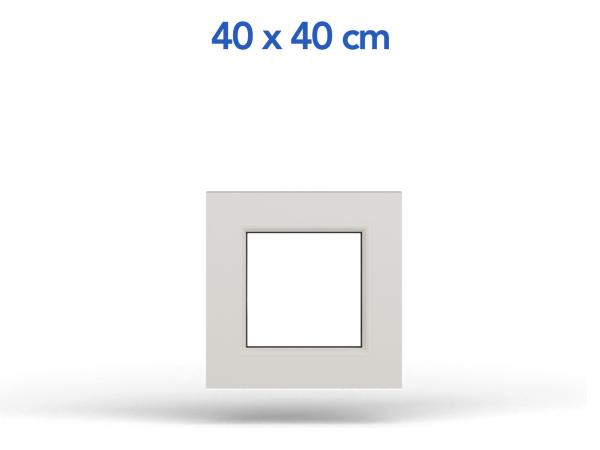 Jednokřídlé plastové okno | fixní | 400x400mm | barva bílá