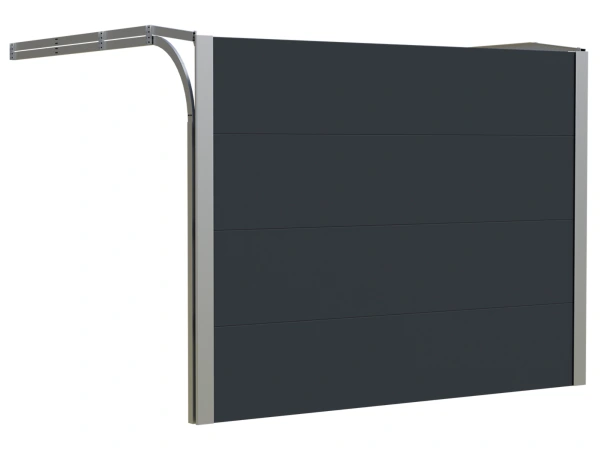 Typizovaná sekční garážová vrata ETILA SILENT | antracit - RAL 7016