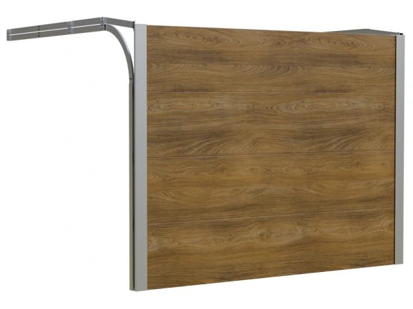 Typizovaná sekční garážová vrata ETILA SILENT | zlatý dub