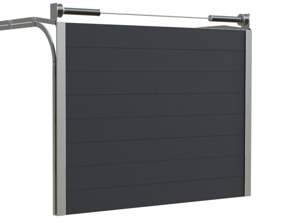 Sekční garážová vrata ETILA SILENT | panel s pruhem | běžné barvy