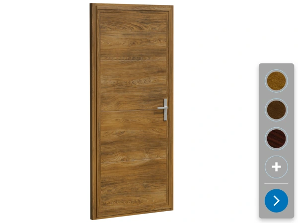 Vedlejší vchodové dveře ETILA G-DOOR | hladký panel | dřevoimitace