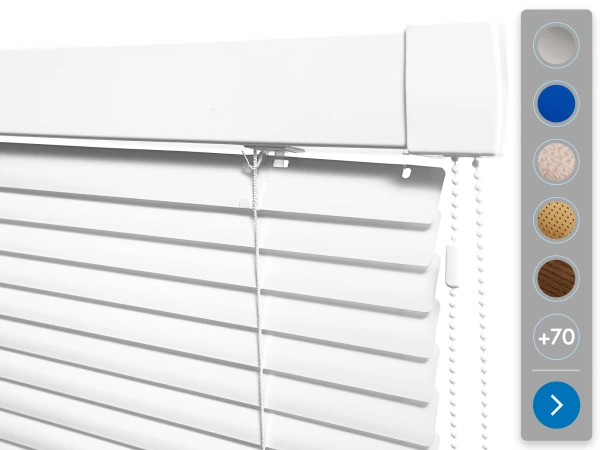 Vnitřní žaluzie do oken IDEAL na míru | 25mm lamely