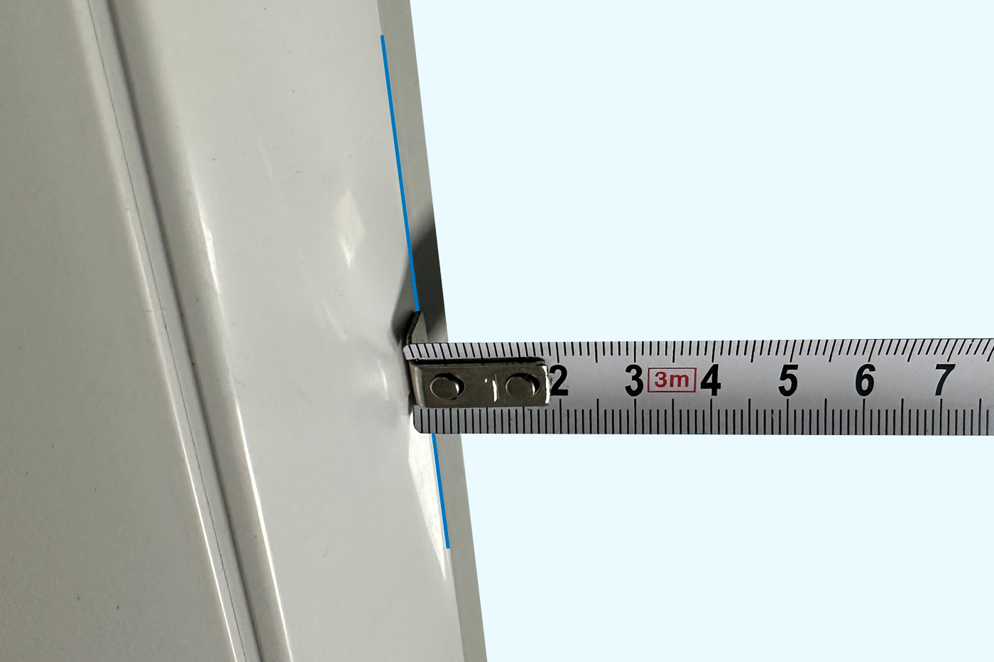 zaměření šířky vnitřní žaluzie - od